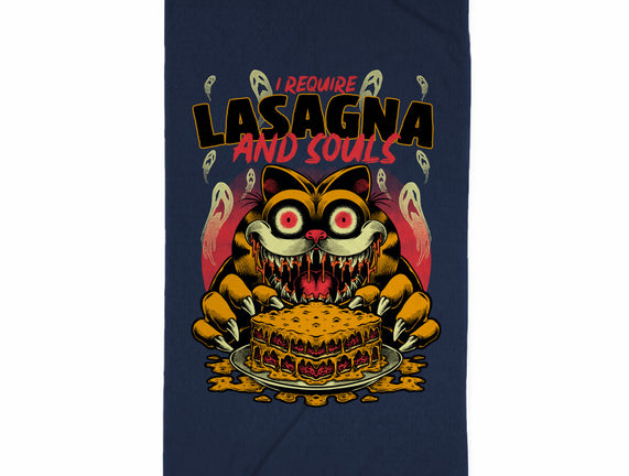 Creepy Cat Lasagna