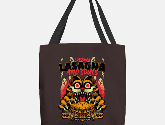 Creepy Cat Lasagna