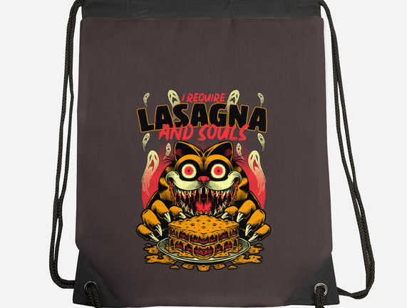 Creepy Cat Lasagna