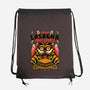 Creepy Cat Lasagna-None-Drawstring-Bag-Studio Mootant