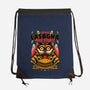 Creepy Cat Lasagna-None-Drawstring-Bag-Studio Mootant