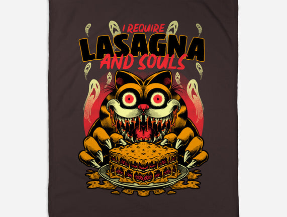 Creepy Cat Lasagna