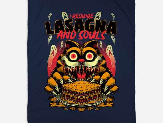 Creepy Cat Lasagna