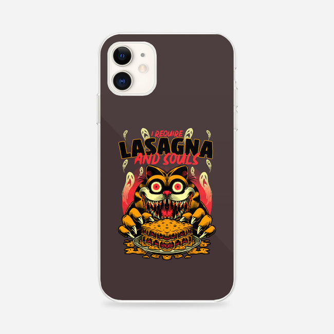 Creepy Cat Lasagna-iPhone-Snap-Phone Case-Studio Mootant