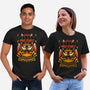 Creepy Cat Lasagna-Unisex-Basic-Tee-Studio Mootant