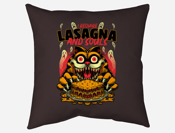 Creepy Cat Lasagna