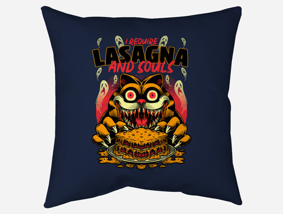 Creepy Cat Lasagna