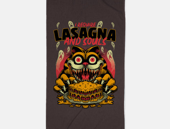 Creepy Cat Lasagna