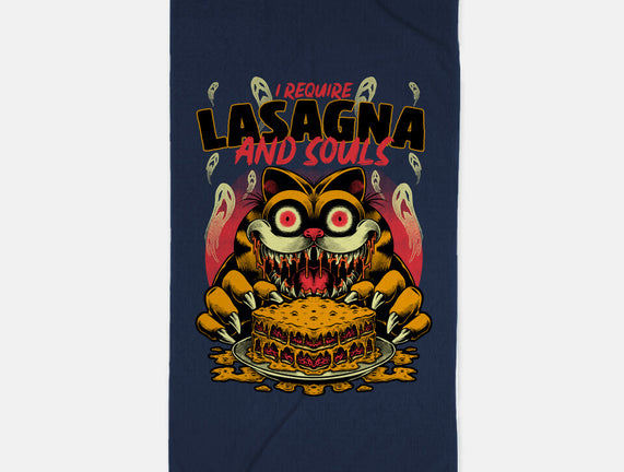 Creepy Cat Lasagna