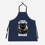 Cat Book Necronomicon-Unisex-Kitchen-Apron-Studio Mootant