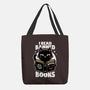 Cat Book Necronomicon-None-Basic Tote-Bag-Studio Mootant