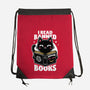 Cat Book Necronomicon-None-Drawstring-Bag-Studio Mootant