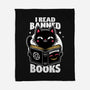 Cat Book Necronomicon-None-Fleece-Blanket-Studio Mootant