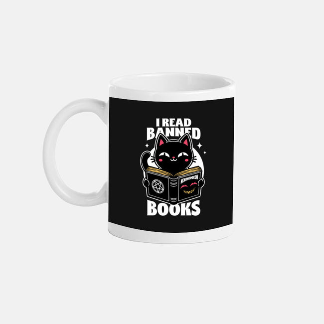 Cat Book Necronomicon-None-Mug-Drinkware-Studio Mootant