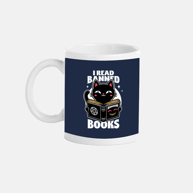 Cat Book Necronomicon-None-Mug-Drinkware-Studio Mootant