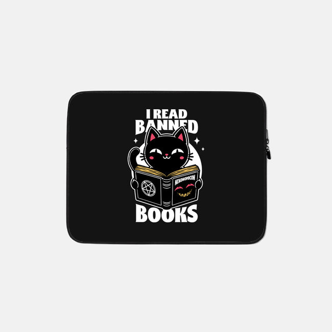 Cat Book Necronomicon-None-Zippered-Laptop Sleeve-Studio Mootant