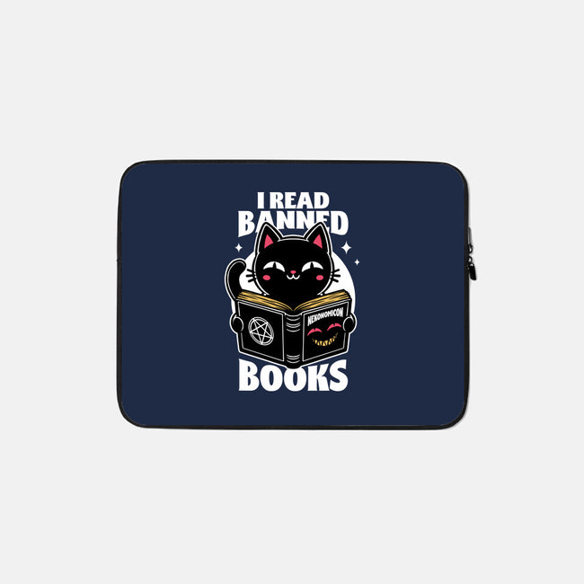 Cat Book Necronomicon-None-Zippered-Laptop Sleeve-Studio Mootant