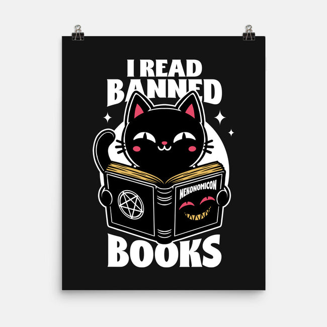 Cat Book Necronomicon-None-Matte-Poster-Studio Mootant