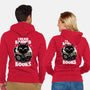 Cat Book Necronomicon-Unisex-Zip-Up-Sweatshirt-Studio Mootant