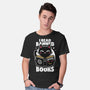 Cat Book Necronomicon-Mens-Basic-Tee-Studio Mootant