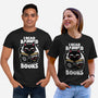 Cat Book Necronomicon-Unisex-Basic-Tee-Studio Mootant