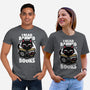 Cat Book Necronomicon-Unisex-Basic-Tee-Studio Mootant