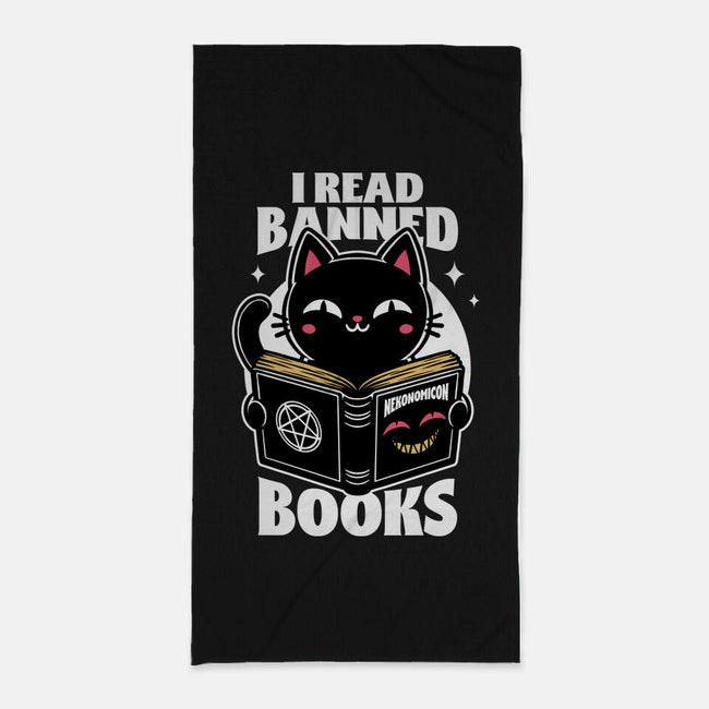 Cat Book Necronomicon-None-Beach-Towel-Studio Mootant