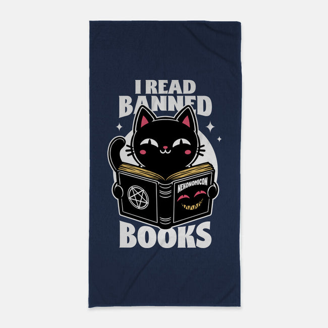 Cat Book Necronomicon-None-Beach-Towel-Studio Mootant