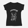 Xenomorph-Womens-V-Neck-Tee-CappO