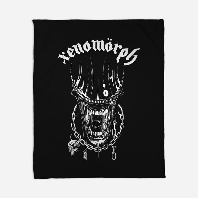 Xenomorph-None-Fleece-Blanket-CappO