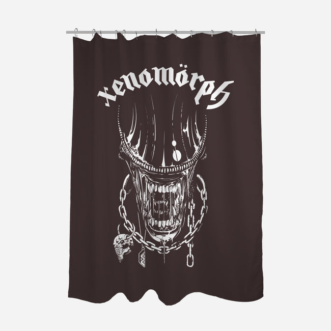 Xenomorph-None-Polyester-Shower Curtain-CappO