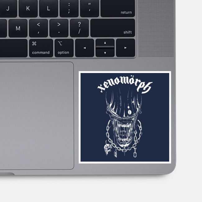 Xenomorph-None-Glossy-Sticker-CappO