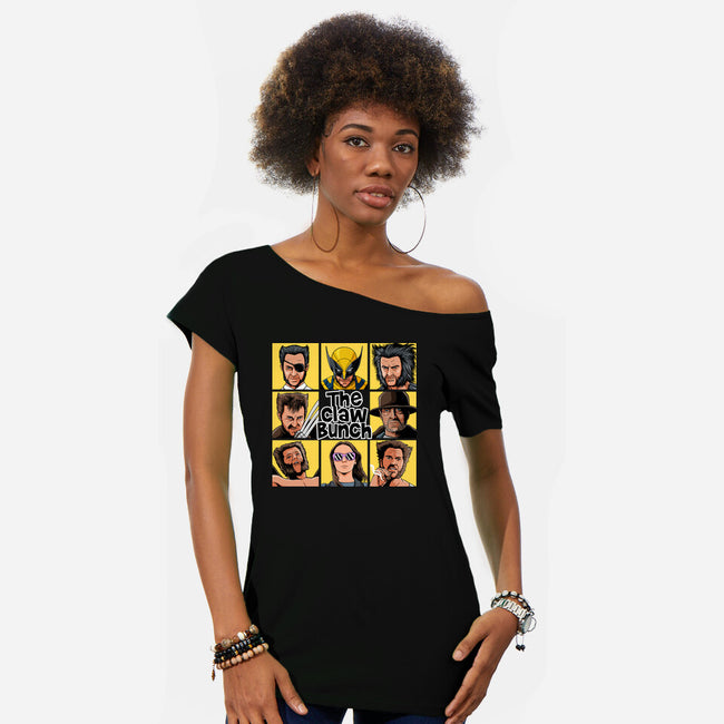 The Claw Bunch-Womens-Off Shoulder-Tee-svthyp