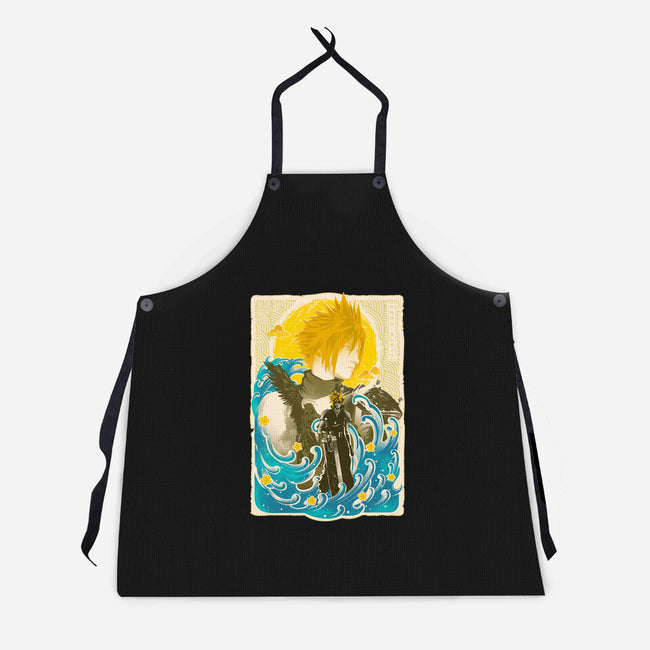 Great Wave Cloud-Unisex-Kitchen-Apron-hypertwenty