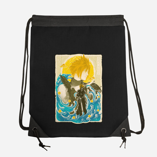 Great Wave Cloud-None-Drawstring-Bag-hypertwenty