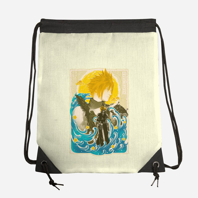 Great Wave Cloud-None-Drawstring-Bag-hypertwenty