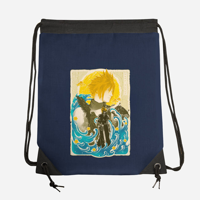 Great Wave Cloud-None-Drawstring-Bag-hypertwenty