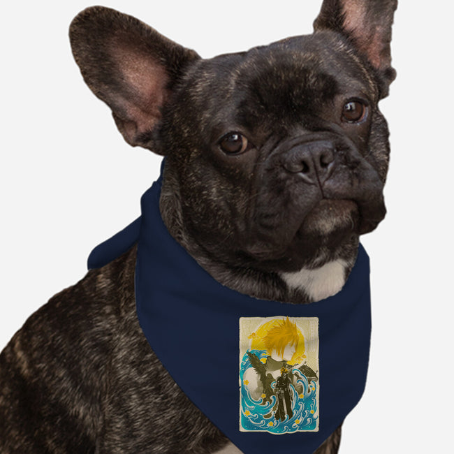 Great Wave Cloud-Dog-Bandana-Pet Collar-hypertwenty