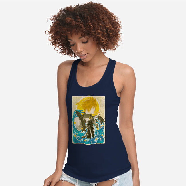 Great Wave Cloud-Womens-Racerback-Tank-hypertwenty