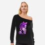 Insect Breathing Moon-Womens-Off Shoulder-Sweatshirt-hypertwenty