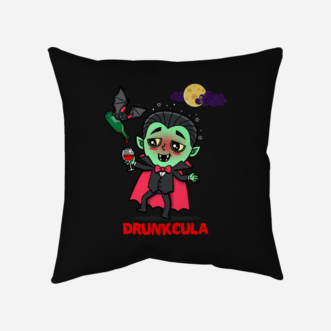 Drunkcula-None-Non-Removable Cover w Insert-Throw Pillow-Boggs Nicolas