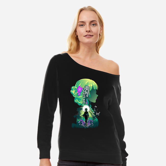 Apothecary's Soliloquy-Womens-Off Shoulder-Sweatshirt-hypertwenty