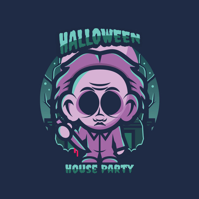 Halloween House Party-Womens-V-Neck-Tee-jrberger