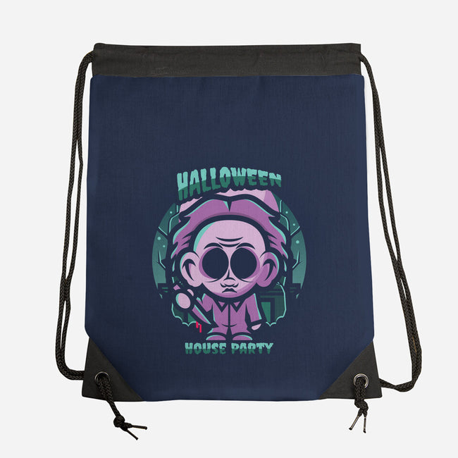 Halloween House Party-None-Drawstring-Bag-jrberger