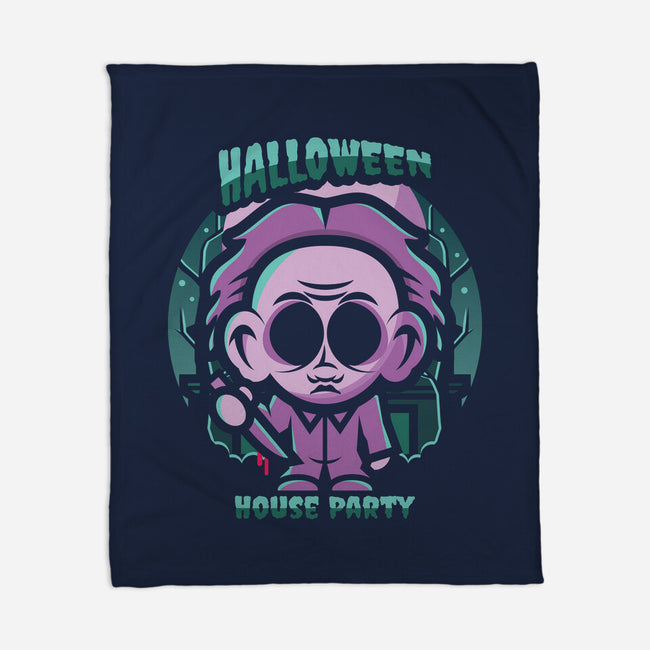 Halloween House Party-None-Fleece-Blanket-jrberger