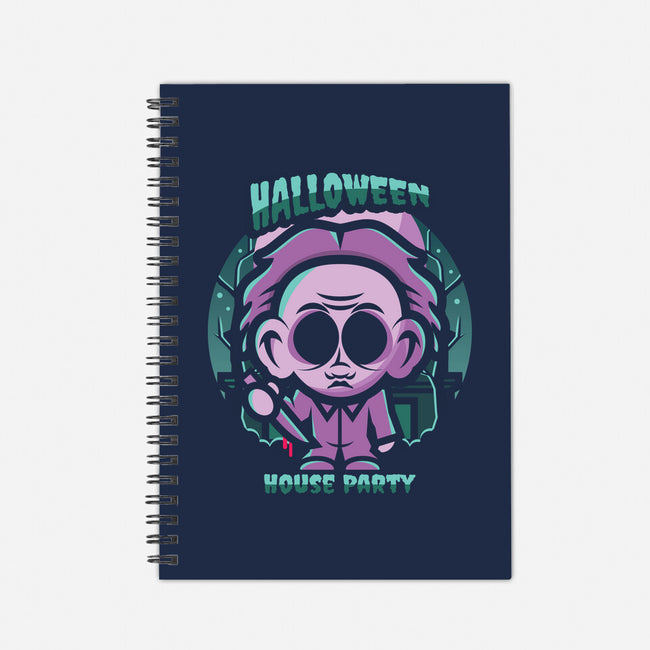 Halloween House Party-None-Dot Grid-Notebook-jrberger