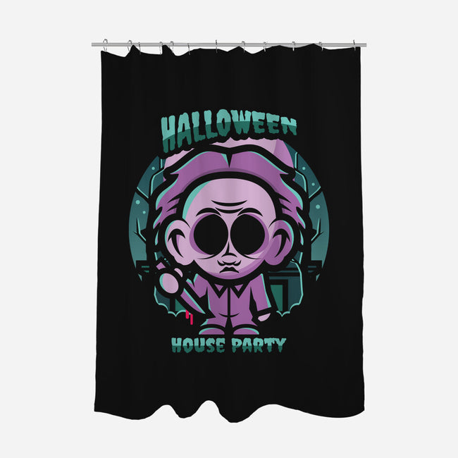 Halloween House Party-None-Polyester-Shower Curtain-jrberger