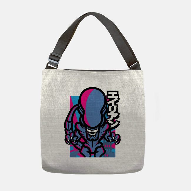 Alien Attack-None-Adjustable Tote-Bag-jrberger