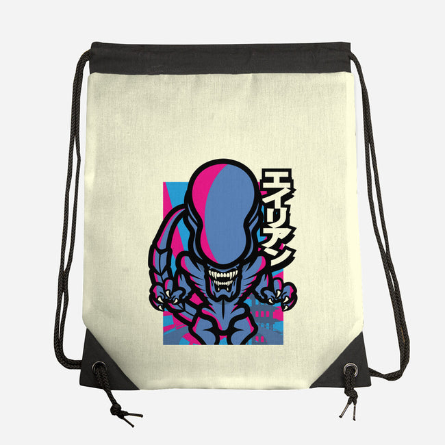 Alien Attack-None-Drawstring-Bag-jrberger