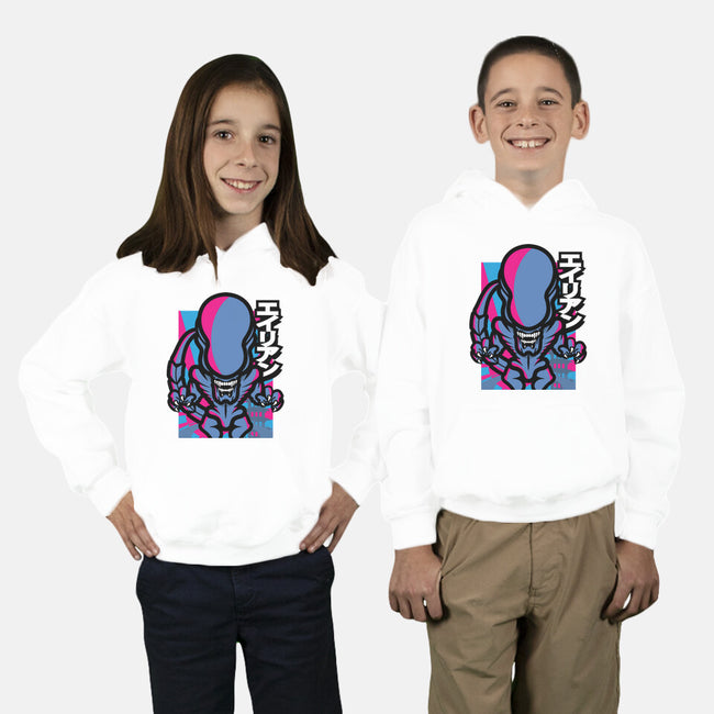 Alien Attack-Youth-Pullover-Sweatshirt-jrberger